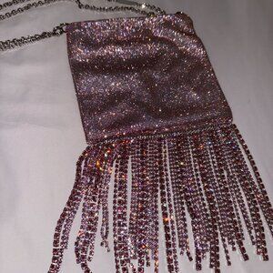 Atelier Swarovski Crystal Purse pink